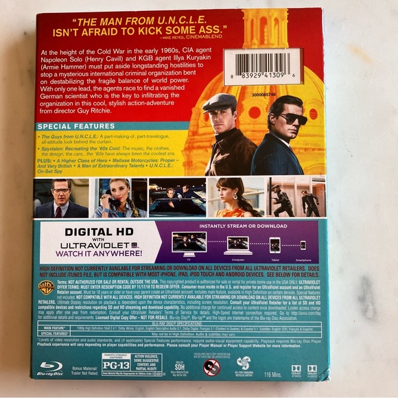 Th Man from U.N.C.L.E. blu-Ray - Picture 2 of 3